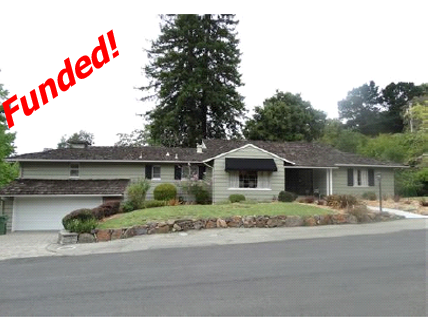 Recently Funded Hard Money Loan in Orinda, CA for $1,300,000