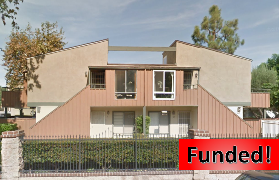 Recently Funded Hard Money Loan for $100,000 Santa Ana, CA