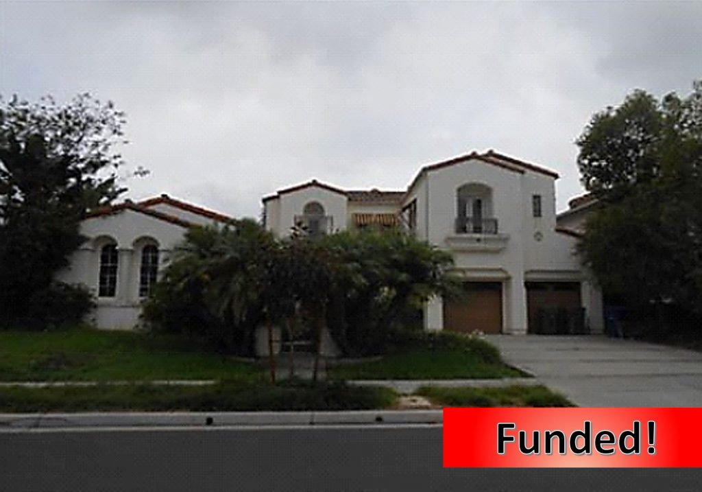 Recently Funded Hard Money Loan in San Diego, CA for $206,000