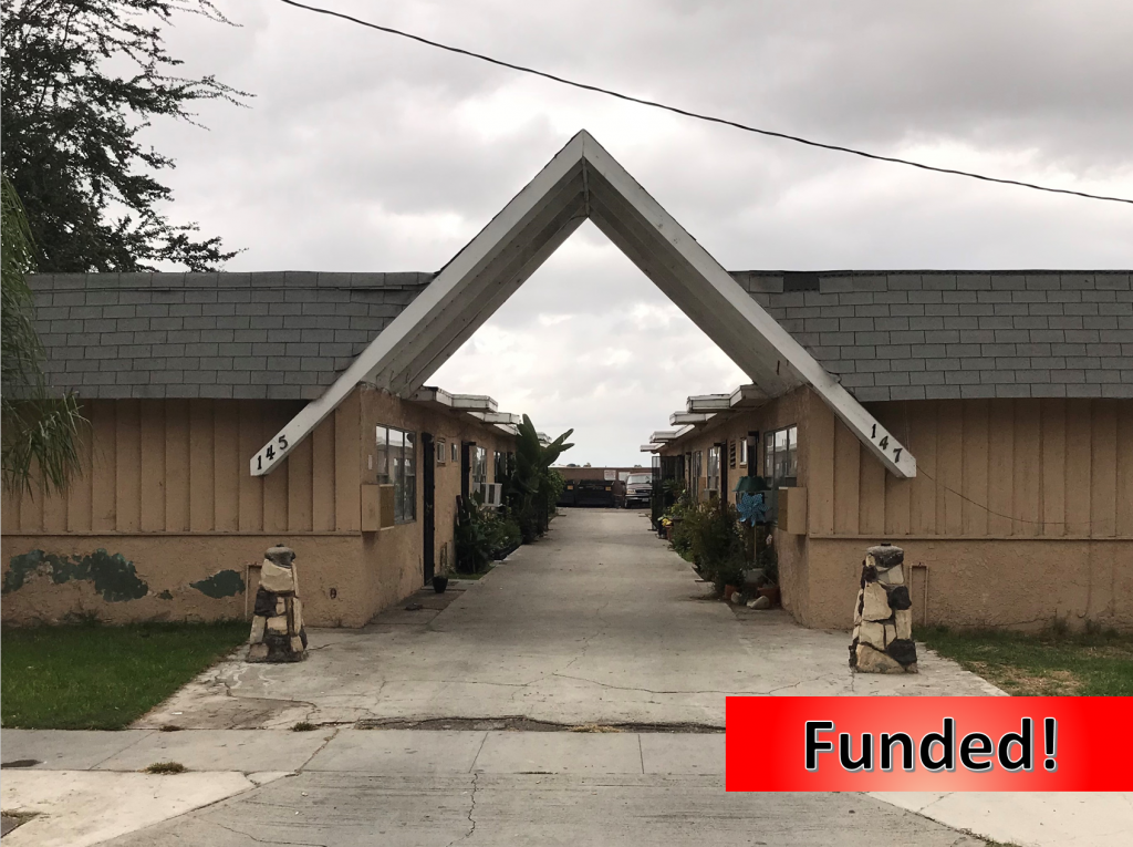 Recently Funded Hard Money Loan in Fullerton, CA  for $415,000