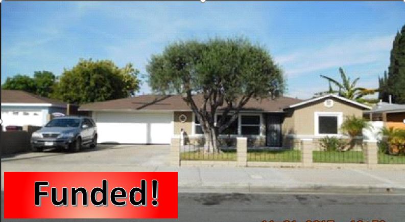Recently Funded Hard Money Loan in Santa Ana, CA for $60,000