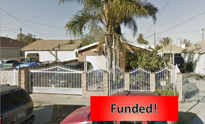 Recently Funded Hard Money Loan in Los Angeles, CA for $256,750