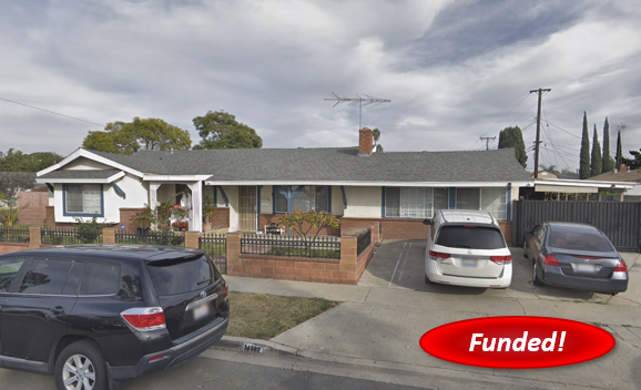 Recently Funded Hard Money Loan - Garden Grove:  $122,500 2nd TD, 65.00% CLTV, 11.50% Lender Rate
