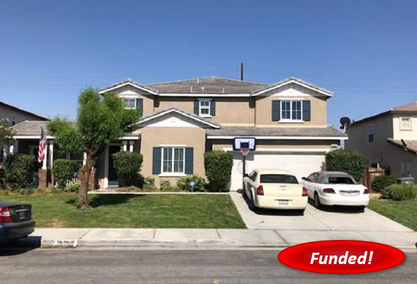 Recently Funded Hard Money Loan - Moreno Valley: $33,000, 2nd TD, 70.00% CLTV, 15.00% Lender Rate