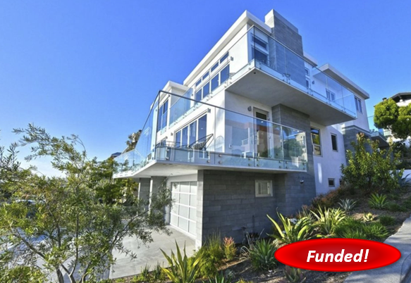 Recently Funded Hard Money Loan - Laguna Beach: $250,000, 2nd TD, 55.65% CLTV, 9.00% Lender Rate