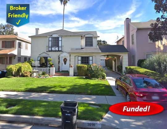 Recently Funded Hard Money Loan - Los Angeles: $125,000, 1st TD, 15.15% LTV, 6.75% Lender Rate
