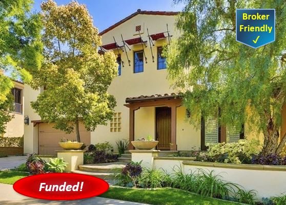 Recently Funded Hard Money Loan - Newport Coast: $262,500, 2nd TD, 65.00% CLTV, 11.00% Lender