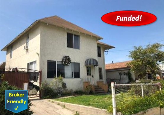 Recently Funded Hard Money Loan - Los Angeles: $175,000, 2nd TD, 63.38% CLTV, 11.00% Lender