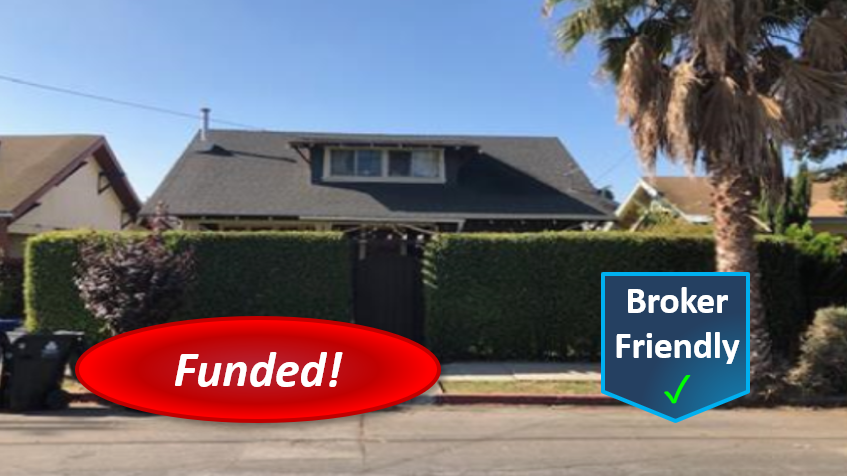 Funded! Private Money 2nd TD: $180,000, 63.38% CLTV, Cash-out,10.25% Lender Rate, Echo Park, CA