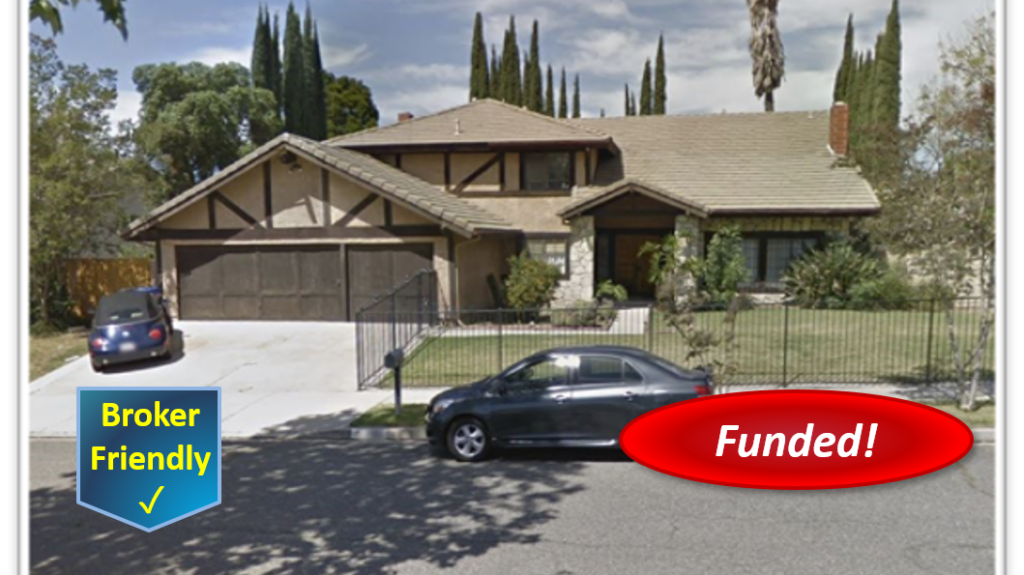 Done Deal! Recently Closed Private Money 2nd TD:  $119,000, 69.97% CLTV, 10.50% Lender Rate, Simi Valley, CA