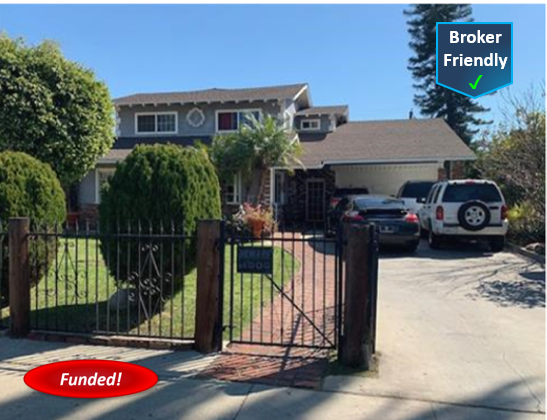 Recently Funded Hard Money Loan - Bell Gardens: $60,000 2nd TD, 63.29% CLTV, Lender Rate 12.25%