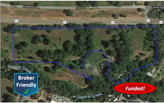 Closed! Vacant Land in Penn Valley, CA : $436,000 1st TD, 34.99% LTV, 13.00% Lender Rate