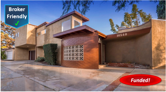 Done Deal! Hard Money Loan in Los Angeles: $330,000 @ 11.00%, 2nd TD, Cash-Out, 60.59% CLTV