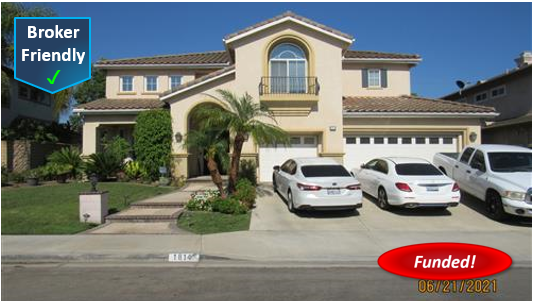 Recent Transaction in Placentia: $200,000, 2nd TD, Cash-Out, 40.86% CLTV, 8.50% Lender Rate