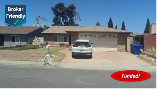 Recently Funded Hard Money Loan in San Diego: $464,750 1st TD, SFR, 7.25% Lender Rate, Cash-Out, 65.00% LTV