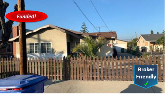 Recently Funded Hard Money Loan in Whittier: $341,250 1st TD, 65.00% LTV, Cash-Out, 8.50% Lender Rate