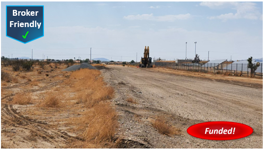 Done Deal! Cannabis Construction Loan in Adelanto: $1,375,000 @12.50%, Land, 1st TD,  Cash-Out, 6.25% LTV