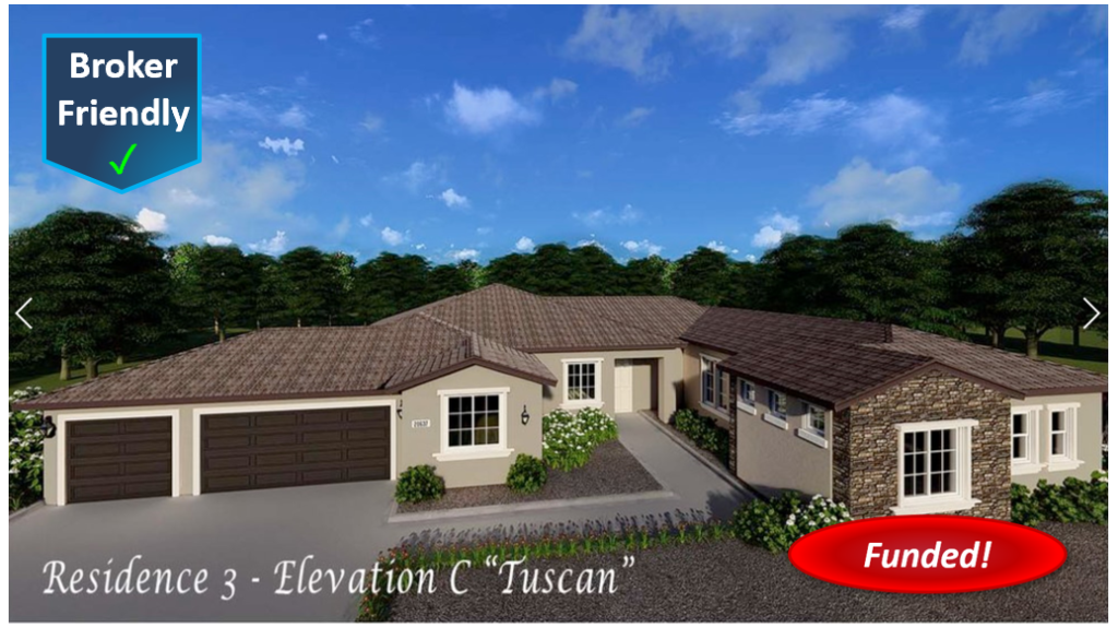 Done Deal! Hard Money Construction Loan in Apple Valley:$480,280.00 @9.50%, 1st TD, 8.05%LTV
