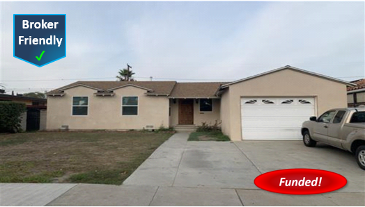 Recent Transaction in Downey: $416,000 @ 6.50, 1st TD, Cash-Out, SFR, 48.94% LTV
