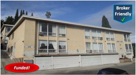 Recent Transaction in Los Angeles: $1,650,000 @ 7.25%, 1st TD, Cash-Out, Multi-Family, 56.90% LTV