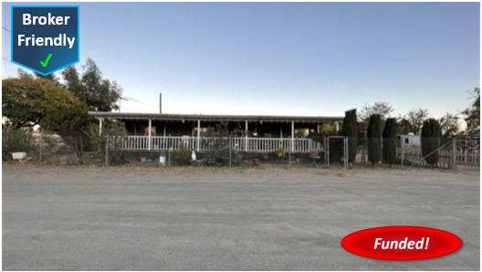 Recently Funded Hard Money Loan in Nuevo: $180,000 @ 10.00%, 1st TD, Cash-Out, SFR & Land, 60.00% LTV