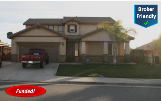Done Deal! Hard Money Loan in Beaumont: $132,000 @11.00%, 2nd TD, SFR, Cash-Out, 70.33% CLTV