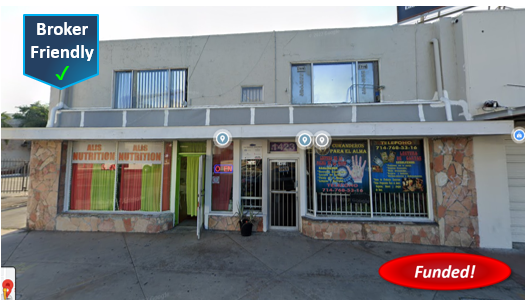 Recently Funded Hard Money Commercial Loan in Santa Ana: $183,000 @ 11.50%, 2nd TD, Cash-Out, 65.00% CLTV