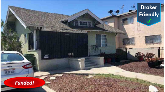 Closed! Hard Money Loan in Los Angeles: $350,000 @ 10.00%, 1st TD, SFR, Cash-Out, 53.03% LTV