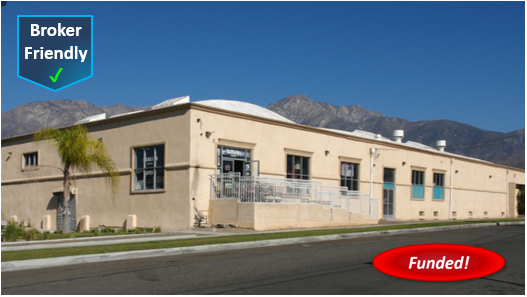 Recently Funded Hard Money Commercial Loan in Rancho Cucamonga: $2,250,000 @ 13.00%, 1st TD, Cash-Out, 44.91% LTV