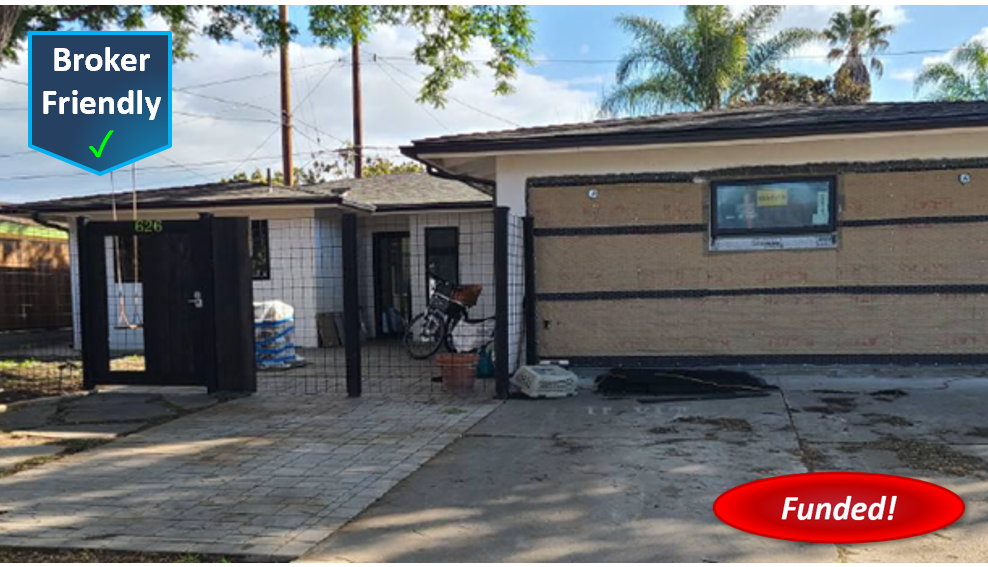 Recently Funded Hard Money ADU Loan in Santa Barbara: $340,000 @ 13.25%, 2nd TD, Cash-Out, Single Family Residence, 58.21% LTV