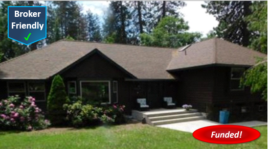 Done Deal! Hard Money Loan in Mount Shasta: $64,500 @ 13.25%, 2nd TD, Cash-Out, Single Family Residence, 62.50% CLTV