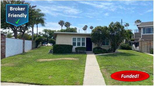Recently Funded Hard Money Loan in Costa Mesa; $230,000 @ 11.00%, 2nd TD, Cash-Out, Single Family Residence, 52.02% CLTV