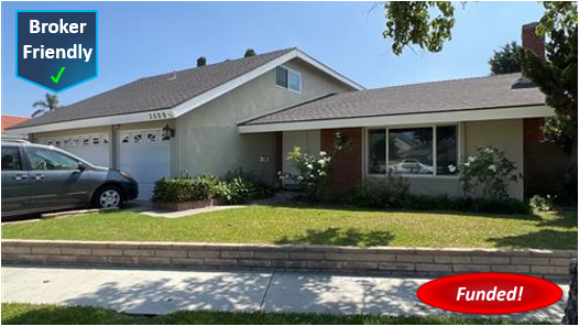 Done Deal! Hard Money Loan in Santa Ana: $325,000 @ 12.00%, 2nd TD, Cash-Out, Single Family Residence, 53.05% CLTV