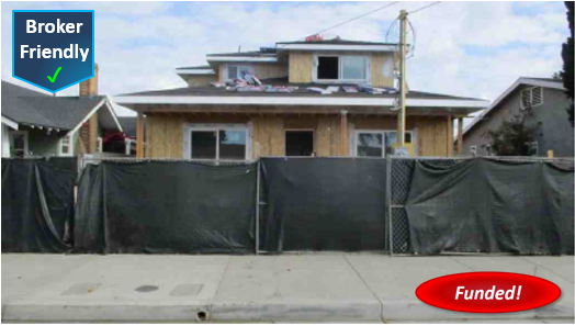 Recently Funded Hard Money Construction Loan in Santa Ana: $525,000, 2nd TD, Cash-Out, Tri-Plex, 54.00% CLTV