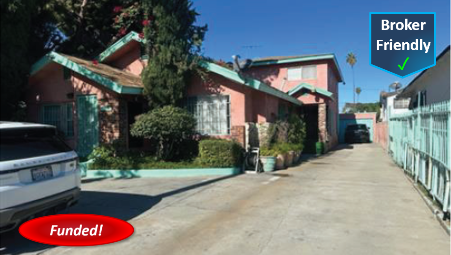 Recently Funded Hard Money Loan in Los Angles: $286,000 @ 12.50%, 2nd TD, Single Family Residence, Cash-Out, 60.00% CLTV