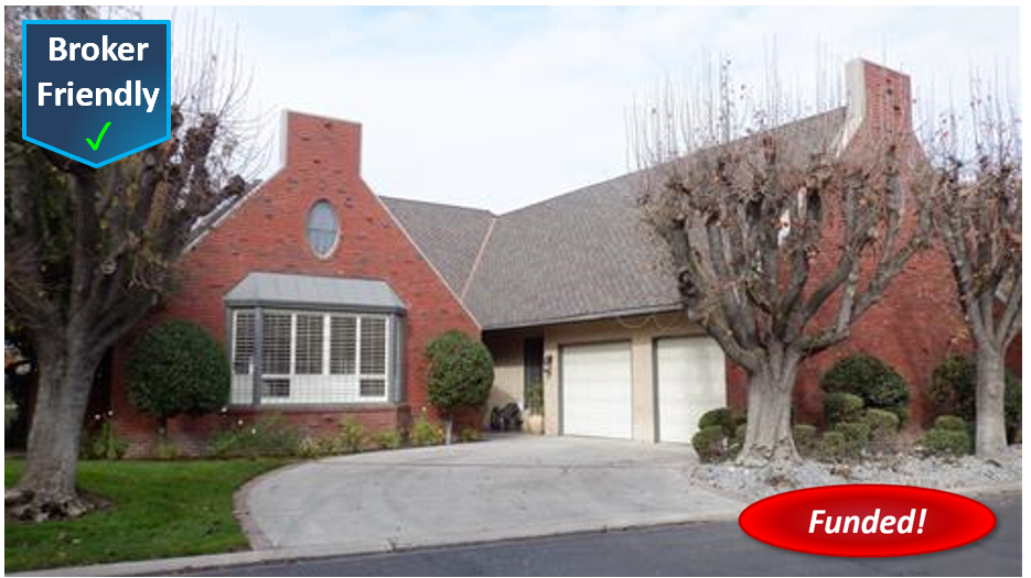 Done Deal! Hard Money Loan in Fresno: $127,250 @ 13.00%, 2nd TD, SRF, Cash-Out, 57.44% CLTV