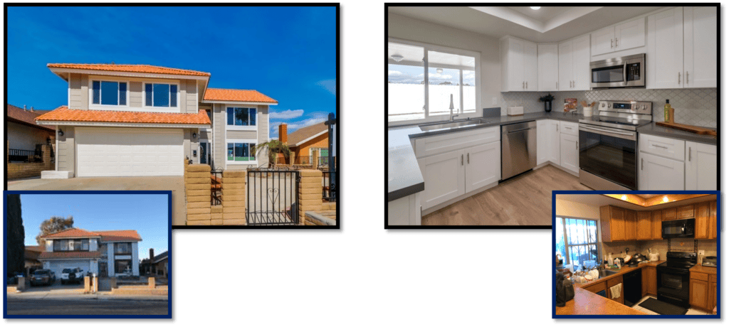 Before and after pics for San Diego